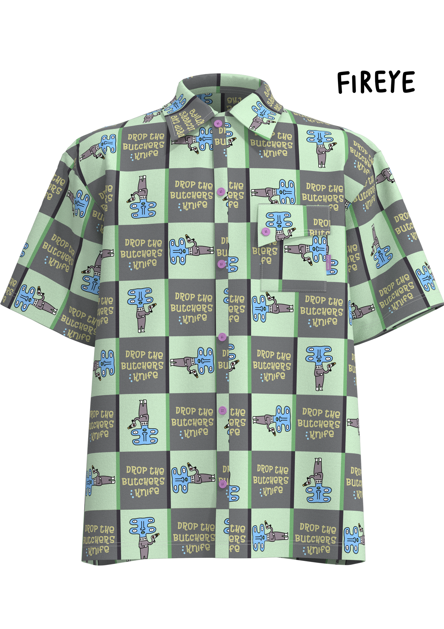 Fun print short-sleeved shirt unisex in summer---Ship within 15-20 days